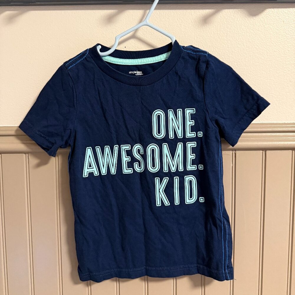 Simple Joys by Carter's | 2T | One Awesome Kid Graphic Tee